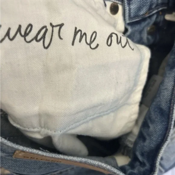 GRLFRND | Karolina High-Rise Light Wash Distressed Jeans in ‘To Be Continued’ 25 - Picture 4 of 10